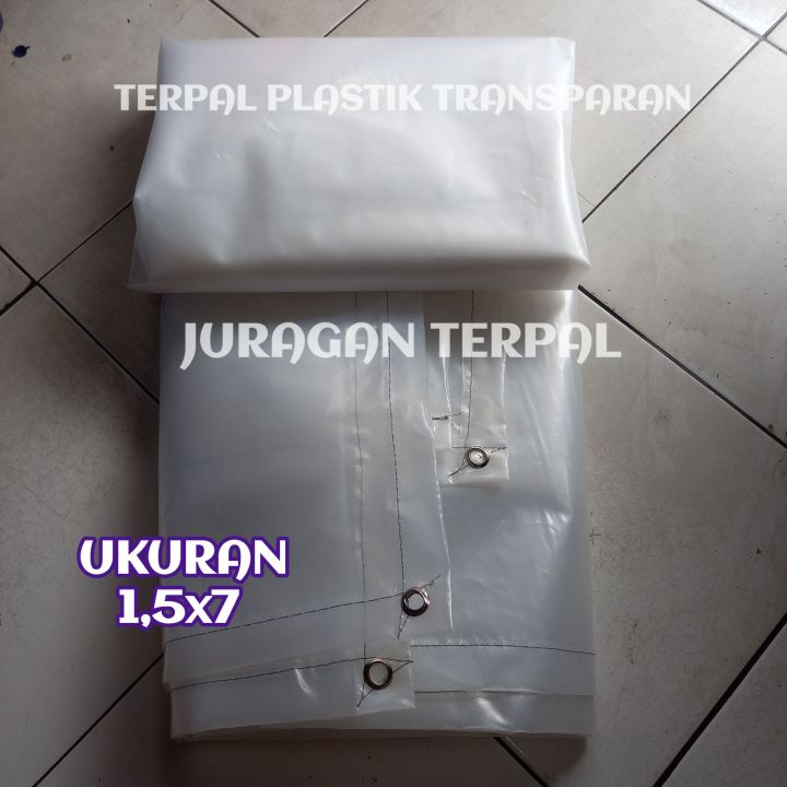 Terpal Plastik Bening Transparan Ukuran 15x7 Lazada Indonesia 5017