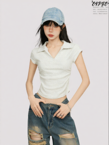 EVPGB | American Style Polo V Neck T-Shirt