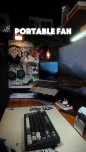 AVIDUS 4000mAh Mini Fan 2025 100 Adjustable Speed ​​Rechargeable Wind Speed Fan Mini Electric Fan Digital Display Adjustable Turbo Portable Handheld Fan for Outdoor Sports