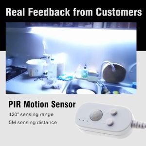 DC5V COB LED light strip USB switch cable PIR Motion Sensor cold white/natural white/warm white 1m/2m/3m strip light with battery box
