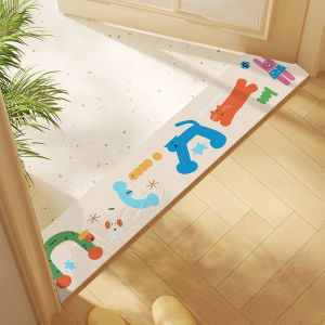 Bathroom Threshold Stone Mat Long Strip Carpet Korean Style Door Mat Silicon Dendroid Absorbent Non-Slip Foot Pad