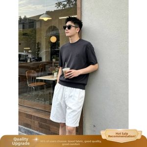 ZHUOCAN | Linen Tencel Shorts for Men Summer Breathable Loose Fit