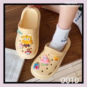 SQShop เข้าใหม่ รองเท้าแตะแฟชั่น รองเท้าแตะหัวโตตัวการ์ตูน รองเท้าแตะยางนิ่ม ทรงใหม่ขอบพื้นหนาน้ำหนักเบา วัสดุยางนิ่มใส่แล้วไม่หนักไม