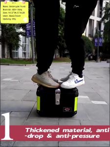 ABS TOP BOX Aluminium Top Box 38L 45L ALUMINIUM LOCK Top Box Aluminium Motorcycle Storage Top Box