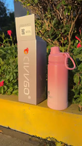 CIVVGO Leakproof Vacuum Flasks Stainless Steel 16oz 22oz 32oz Tumbler Hot and Cold Wide Mouth with Cap Lid Vacuum Insulated Water Bottle With Accessories