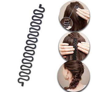 French Style Fishbone And Spiderweb Braid Hair Styling Tool Kit Womens Lazy Girl Back of Head Twist Braid Hair Accessory Set