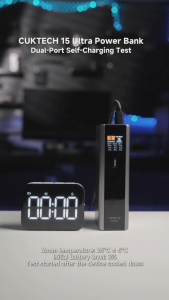 [CCC Power Bank] CUKTECH 15 Ultra Power Bank 210W Fast Charging 20000mAh Powerbank Portable Charger PB200U
