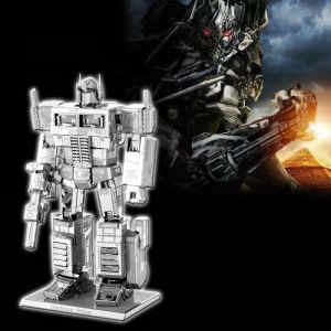 Aipin All-Metal Iron DIY Mini Assemble Model Glue-Free 3D 3D Puzzle Model Pillar Brother Handmade Ornaments