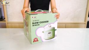 Nồi nấu chậm BEAR 2L Đa Năng Nấu Cháo Hầm Giữ Ấm Giữ Trọn Chất Dinh Dưỡng Bản Tiếng Việt -SB-NNC20- Bảo Hành 18 Tháng