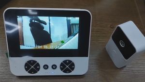 Interkom Layar Tanpa Kabel Doorbell Two Way Intercom WITH CAMERA Video-Bel Pintu (Wireless)
