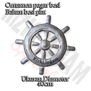 Ornamen pagar besi Uk40x40 || Accesories pagar || pagar tempa