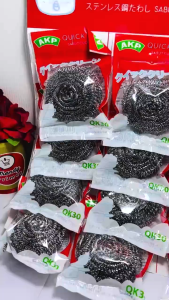 Sabut kawat cuci isi 12 pcs uk 30 Gram anti karat stenlis