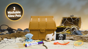 Crayola Scribble Scrubbie Pets Glow Ocean Treasure Toy Playset Gift Set For Kids Ages 3+