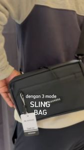 Promo Tas Selempang Pria Clucth Highmore ONYX Tas Tangan Cowok 3in1 Handbag Waterproof