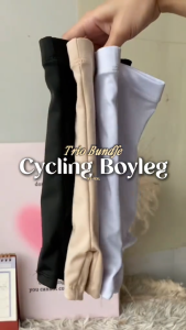 Necessary Bundle of 3 Cycling Boyleg (fits up to 5XL) Thick & Stretchable Fabric - Sportswear