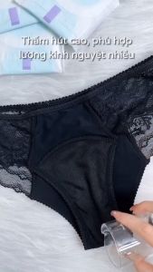 Quần lót nguyệt san EMER - Amélie ban ngày (Đỏ) cao cấp thay thế băng vệ sinh chống tràn