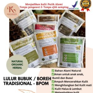 Lulur Badan Bubuk Alami Tradisional 10gr
