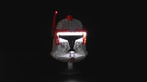[PRE-ORDER] Light Kit Star Wars 75350 Clone Commande r Cody Helmet (Only LED Light kit No blocks Model)