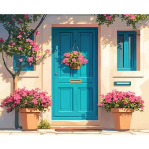 Kayou | DIY Frameless Paintings By Numbers 40*50 Landsape Coloring on Canvas Modern Drawing Paint By Numbers Home Decor