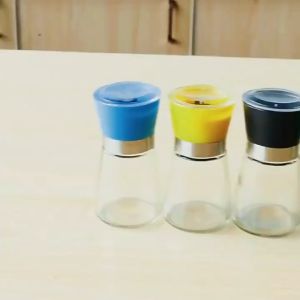 SG Pepper Grinder Kitchen Accessory Ceramics Glass Manual Pepper Salt Spice Mill Grinder