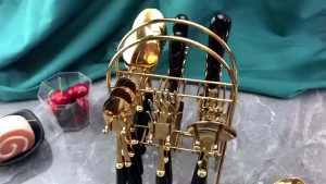 MLADEN 24pcs Spoon Fork Set Stainless Steel Tableware Cutlery Spoon Fork and Knife Set Kutleri Sudu Garfu 餐具套装