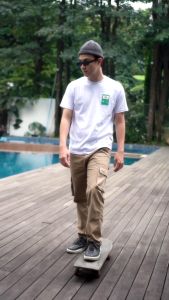 BAPIN Celana Cargo Panjang Hijau Army - Long Cargo Pants Hijau Army