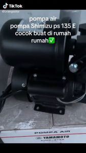 SHIMIZU Pompa Air PS 135 E 125 Watt - Pompa Air Sumur Dangkal Otomatis - Garansi Resmi 3 Tahun