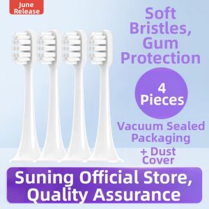 Early June Compatible Electric Toothbrush Heads Replacement for GeLuoBai/TimeYanJiuShi YM-001 Soft Bristle Deep Cleaning