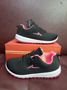 New…Sepatu Ando Zora & BSC & nitta tali  hitam pink sz 33-36(FREE KAOS KAKI)