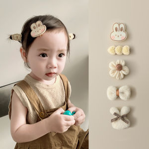 Adorable Rabbit Baby Hair Clips Children Infant Hair Accessories Non-Damaging Hair Decorations Girls Toddler Headwear
