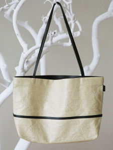 Linen Tote Bag Womens Large Capacity Cotton Linen Single Shoulder Bag Commuter Handbag Lazy Style Japanese Trend 2025 New