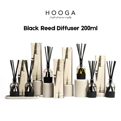 ก้านไม้หอม Hooga Black Series Reed Diffuser 200ml