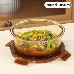 SENGAOPAI | Microwave Safe Glass Meal Box For Working Professionals With Compartment
