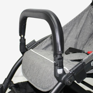 Baby Stroller Leather Handle Covers Trolley Armrest Protective Case Baby Cart Zipper Protector Cover Pushchair Accessories NEW