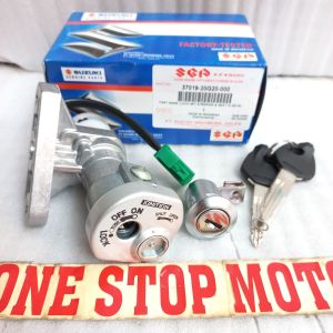 KEYSET KUNCI KONTAK ASSY SHOGUN 125 LAMA SMASH NEW ARASHI Original Ori  ASLI SUZUKI SGP 37019-20G20-000