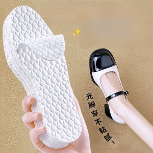 XIANZHAO | Mary Janes Disposable Shoe Insoles Womens Slip-On Anti-Odor Antibacterial No-Wash Self-Adhesive Anti-Slip Barefoot Goddess