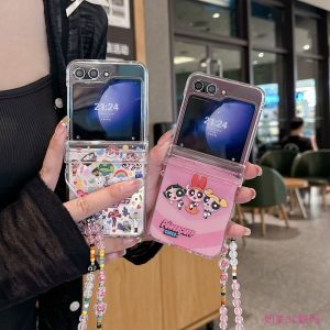 Cute Girl Police Officer Foldable Screen Phone Case Full Cover Hinge Protection for Samsung Galaxy Z Flip6 Z Flip5 Z Flip4