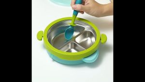 Hogokids Baby Warming Divided Plate SU316 Stainless Steel Keep Warm