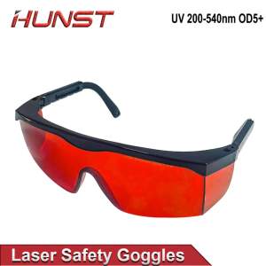 HUNST Laser Safety Glasses UV Infrared Beauty Hair Removal Anti-Dust Goggles 200-540nm OD5+ CE Goggles