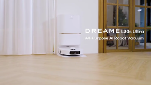 Dreame L30s Ultra Robot Vacuum | 11000Pa Suction | 65°C Hot Water Mop Washing & Hot Air Drying | Built-in Video Monitor