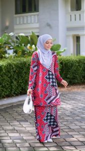 Dhia Cotton Ironless Kurung Umairah Saiz XS - 4XL Baju Cutting Fishtail Tanpa Gosok Plus Size Sedondon Raya 040924