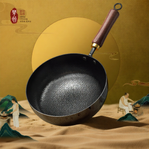 MENGCHUANG | Authentic Zhangqiu Hammered Non-stick Frying Pan