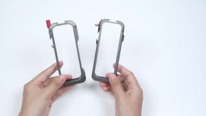 Flymile | Khung Kim Loại Flymile Cho Camera Insta360 X5 Với Nắp Ống Kính Silicon - Lồng Kim Loại Bảo Vệ Cho Camera Hành Trình Toàn Cảnh