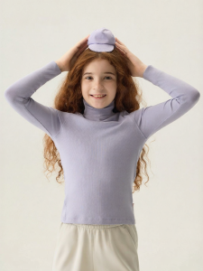 JOLLY BEAN | Warm Innerwear Girls Base Layer Turtleneck