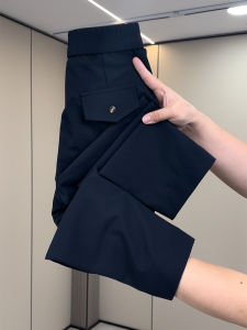 Womens Casual Straight Leg Pants Spring Autumn New Style Slimming Pure Color Harlan Pants Simple Fashion Casual Trousers