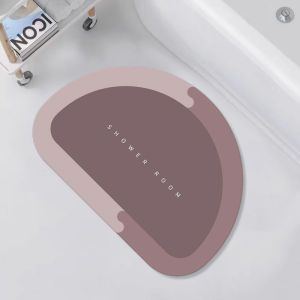 VIKAMA Bathroom Floor Mat - Soft Floor Mat For Bathroom - Water Absorbing Quick-Drying Floor Pad - Anti-Slip Home Decoration