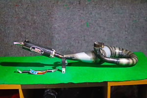 silincer knalpot racing vespa 2 tak f1zr fizr r1 racing muffler SUARA GARING