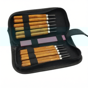 Bamboo Redwood-like Wood Carving Set 8 Pieces