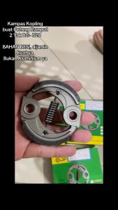 JF MATRIX Sparepart KAMPAS Rem Kopling BESI Sumura Tesla Firman Tiger Suku Cadang Mesin Potong Rumput Gendong 2 Tak IRON Clutch Shoe Brush Cutter 328