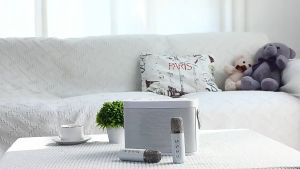 DSKT Ys-219 Karaoke Machine Speaker System With 2 Microphones Portable Wireless Bluetooth-compatible Home Tv Ktv Set Spe